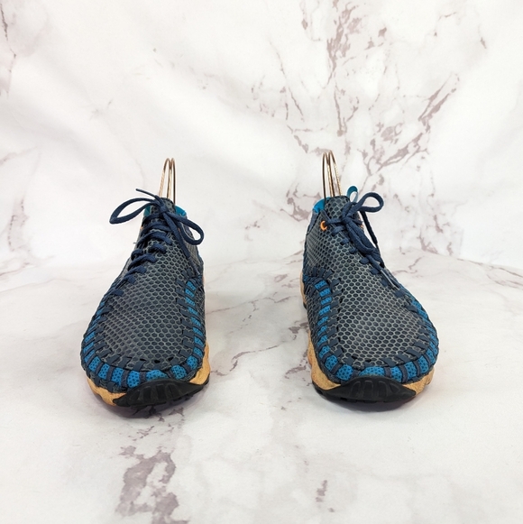 Nike Air Footscape Desert Chukka Blue Size 10 Shoe Sneaker Men Woven 443686-443 main image 7